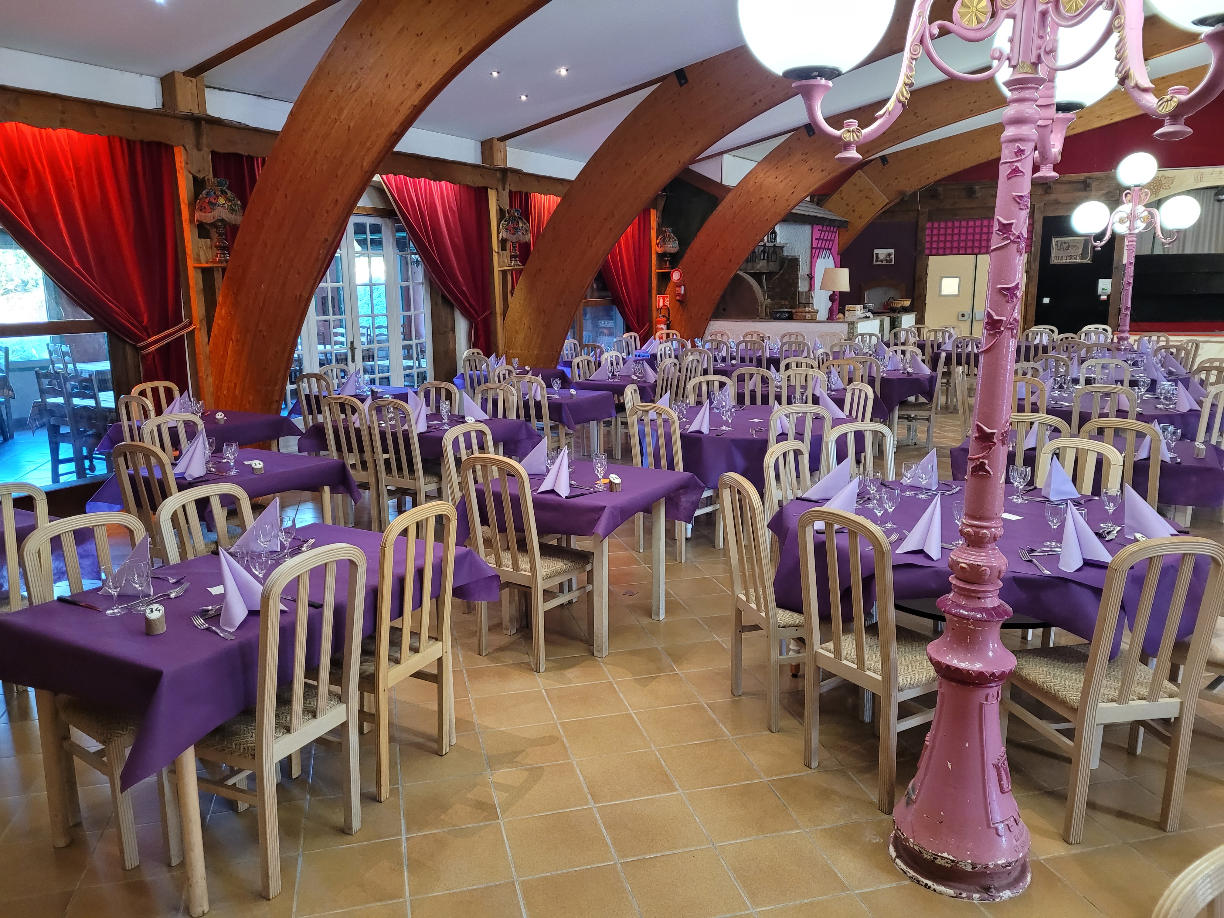 Salle de réception de La Croisette d'Hérival