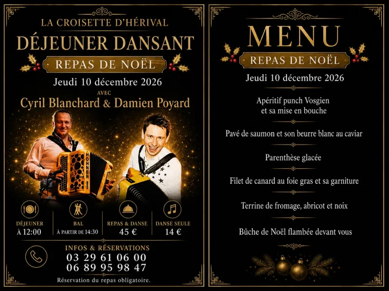 Repas de Noël — Cyril Blanchard & Damien Poyard