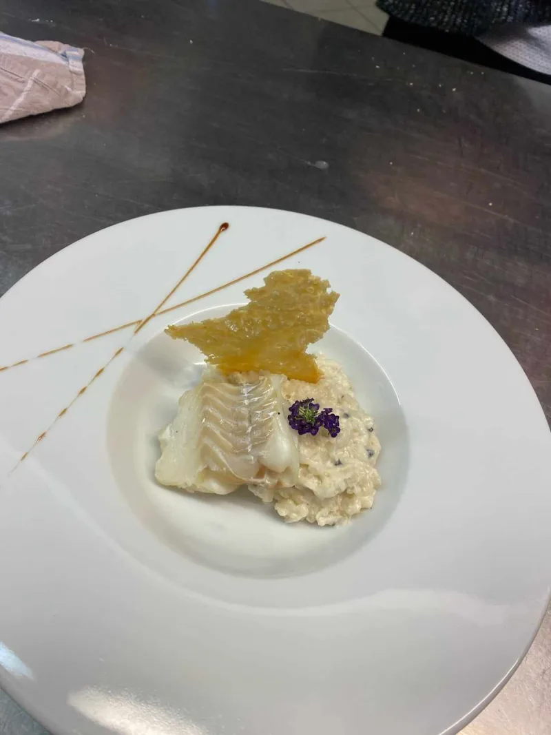 Assiette préparée par le chef de La Croisette d'Hérival